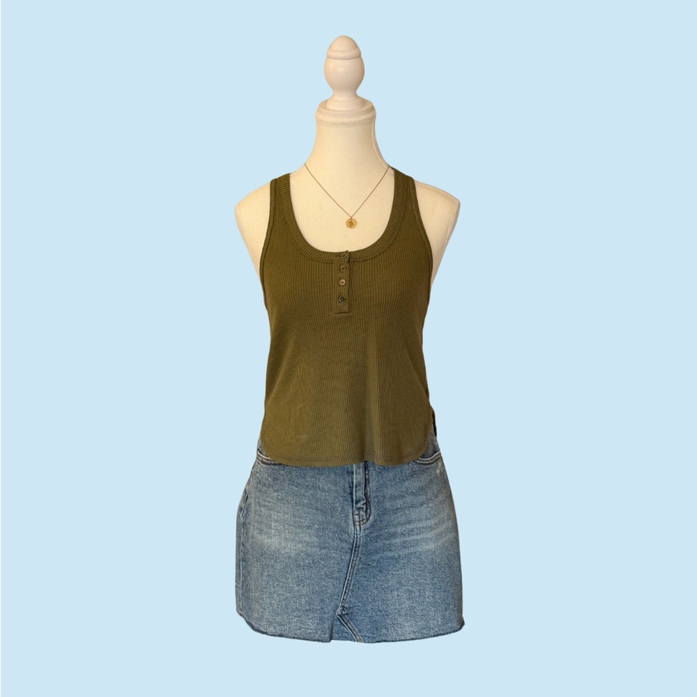 Wild Fable Green Tank Top